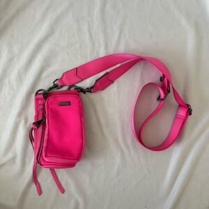 Aimee Kestenberg Water Bottle Crossbody in Neon Pink